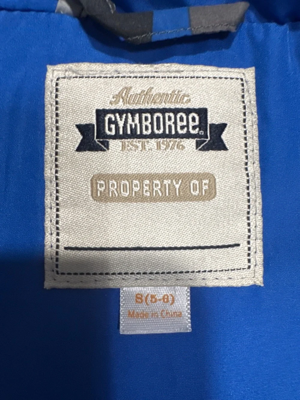 Gymboree Boys Blue gray Camouflage Puffer Vest Jacket w/Pockets Size Small 5-6